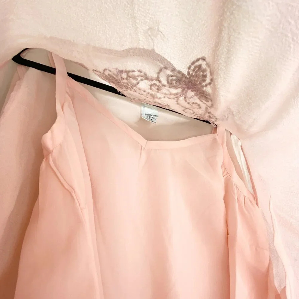 Women's Light Pink Embellished Tunic Top - Picture 7 of 13
